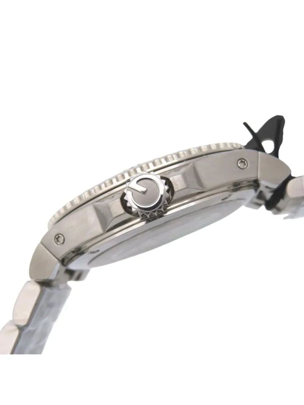 Gucci Dive 136.3 Quartz Watch Stainless Steel White Dial